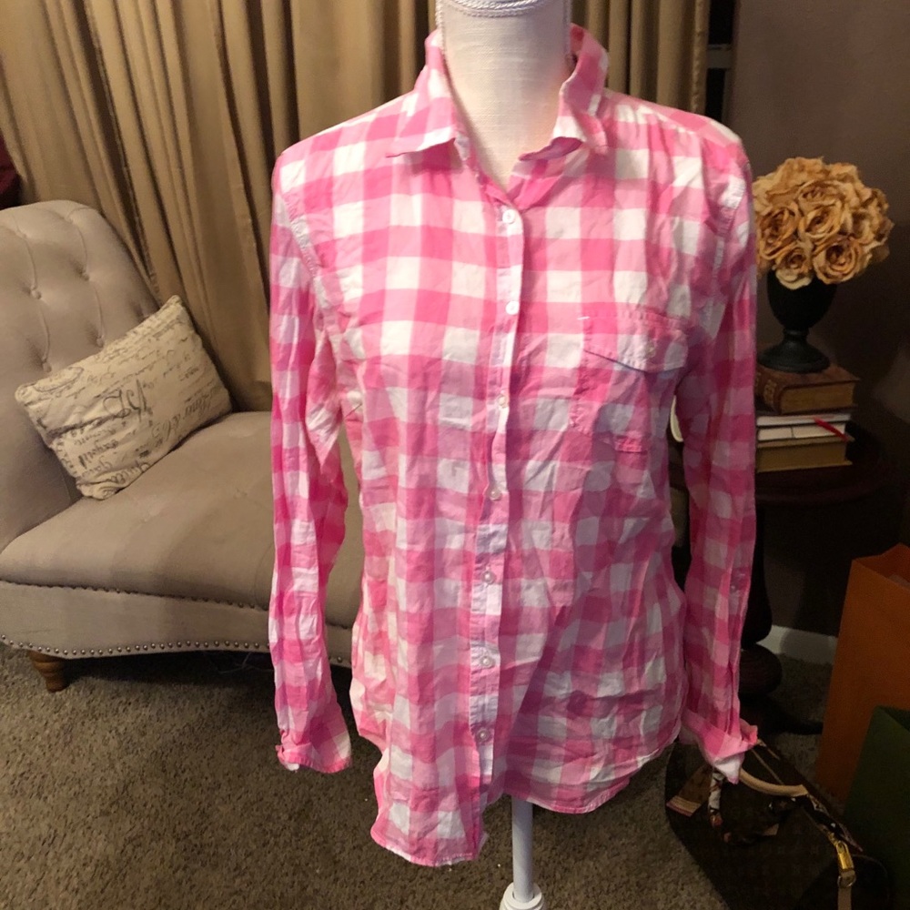 Aropostale Checkered Button Down - image 4